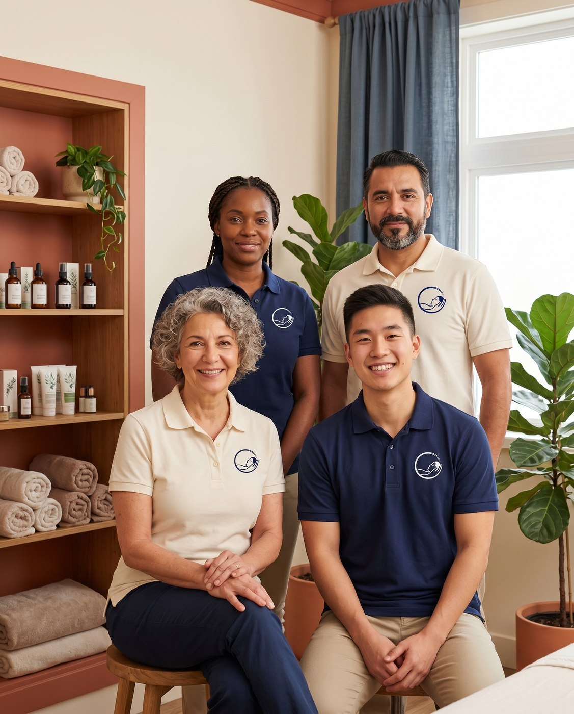 Team der Wellnessmasseure von Ruheraum Dresden